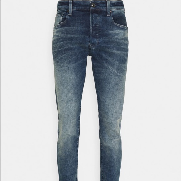 NWT G Star 3301 Slim faded clear sky size 31x32 original price marked $ 150 - Picture 5 of 15